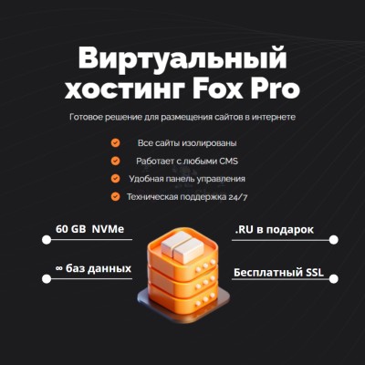 Мощный хостинг Fox Pro быстрый и недорогой - купить в Пиринеми
